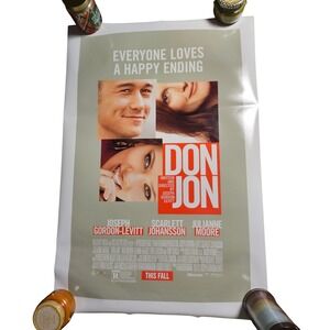 Don Jon 2013 Promo Movie Poster 27x40 Joseph Gordon-Levitt, Scarlett Johansson